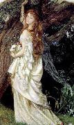 Arthur Hughes Ophelia oil painting artist